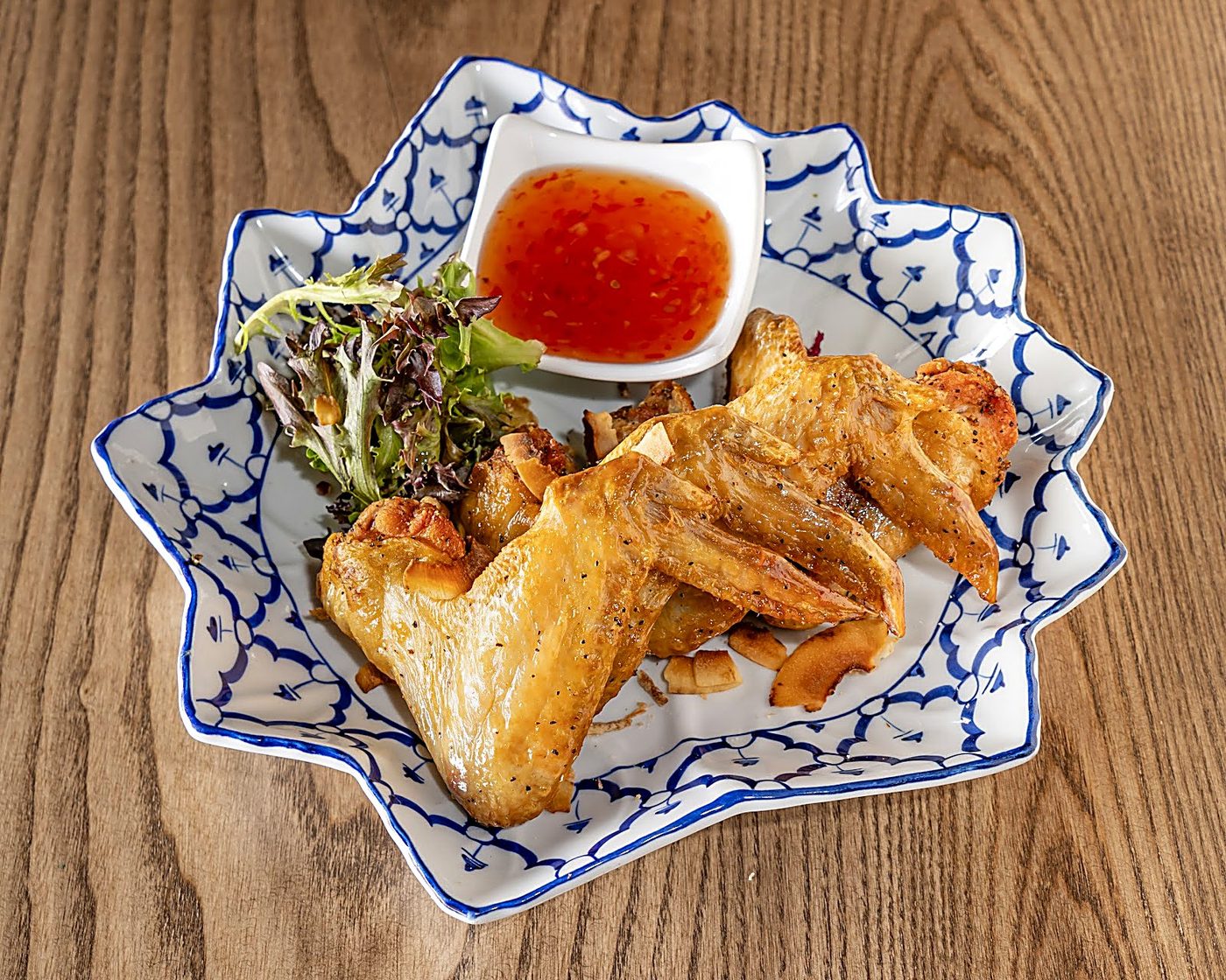 Thai Crispy Stuffed Wings